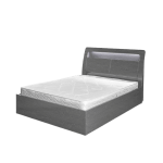 RUGBY GREY HIGH GLOSS BED