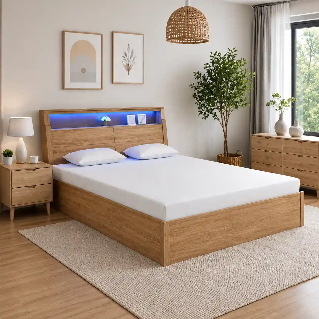 Rugby Bed | Modern Wooden Bed Frame - Image 4