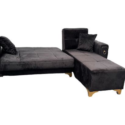 Corner Sofa Bed with Storage