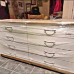4 drawer with plain handle