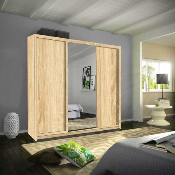 miami wardrobe oak