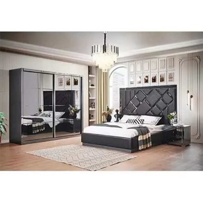 VENICE BLACK LUXURY BEDROOM SET