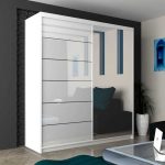 Infinity Gloss Sliding Mirror Wardrobe