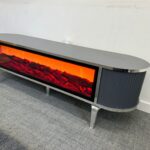 Tv Unit Golden And White color