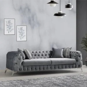 Italian Chesterfeild Hand Upholstered Sofa