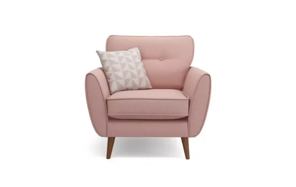 Zinc Chair With Blush Color