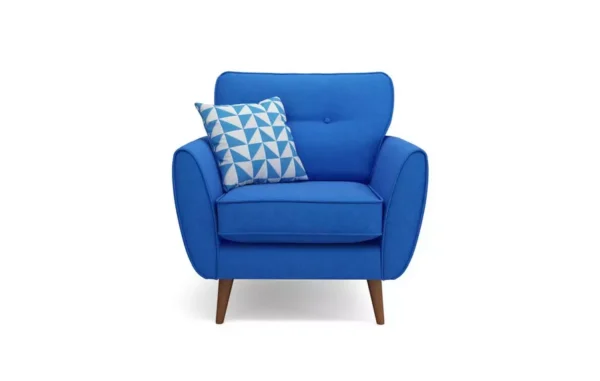 Zinc Chair With Indigo Color