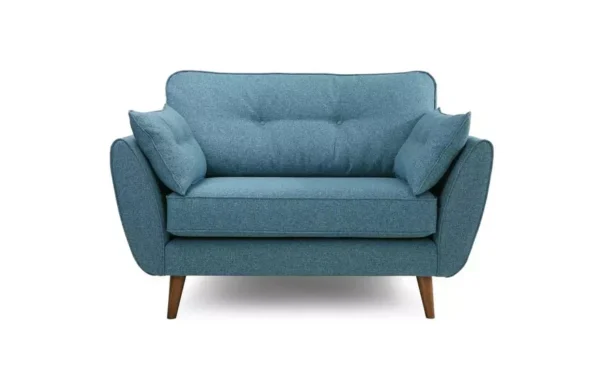 Zinc Single Seater Sofa With teal Color