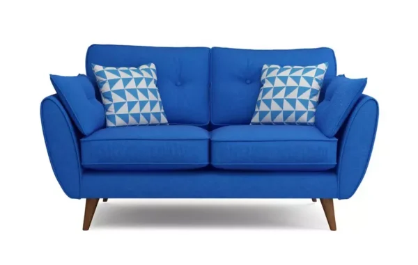 Zinc 2 Seater Sofa With indigo Color