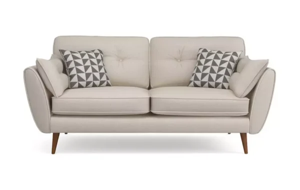 Zinc 3 seater Sofa Cream Color