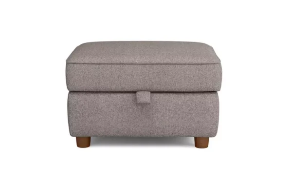 Zinc Footstool Sofa With Mocha Color