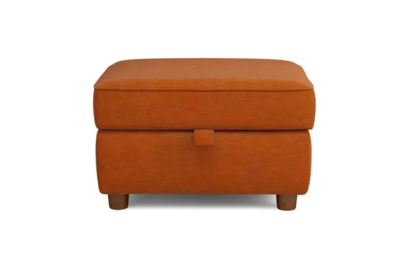 Zinc Footstool With Orange Color