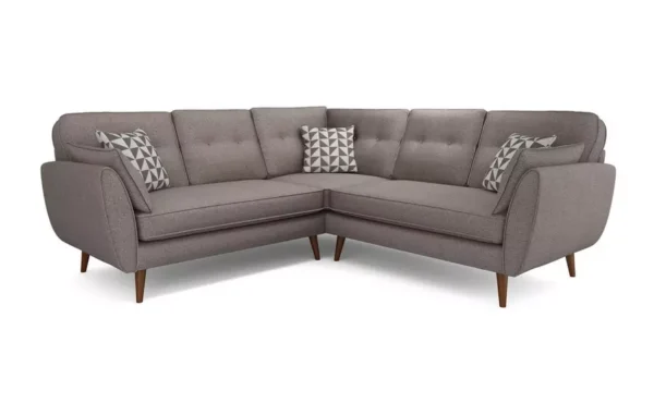 Zinc Corner Sofa With Mocha Color