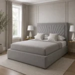 45 degree bed closeup
