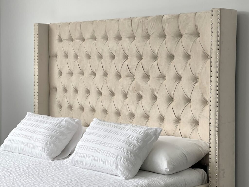 Milia Bed With Chesterfield Up work