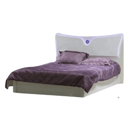 Butterfly High Gloss Bed - Modern Elegance & Durable Design