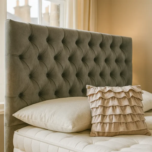 Florida Monaco Bed Luxury Handmade Comfort UK Back Support closeup view