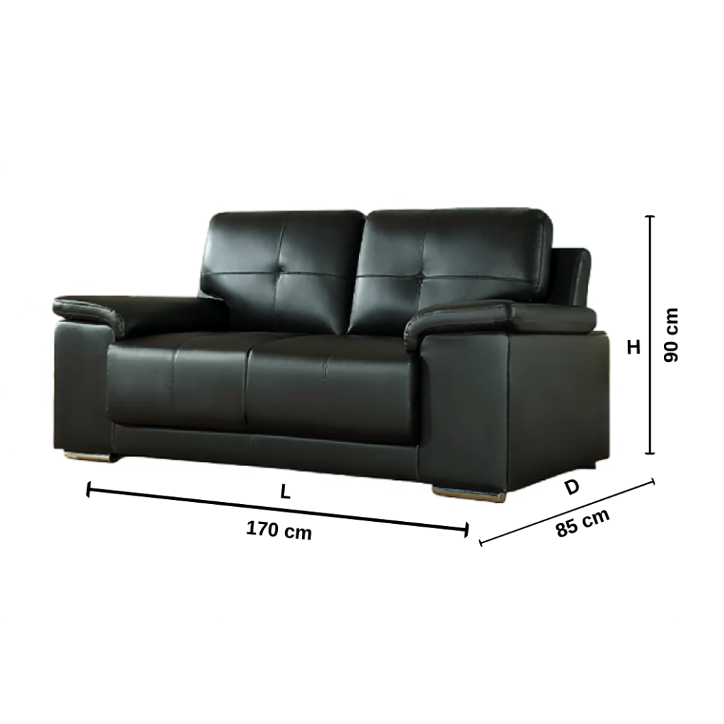 Kansas Leather Sofa - UK Made | All Sizes & Colours available