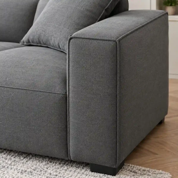 Soho L Shape Sofa Arm Closeup