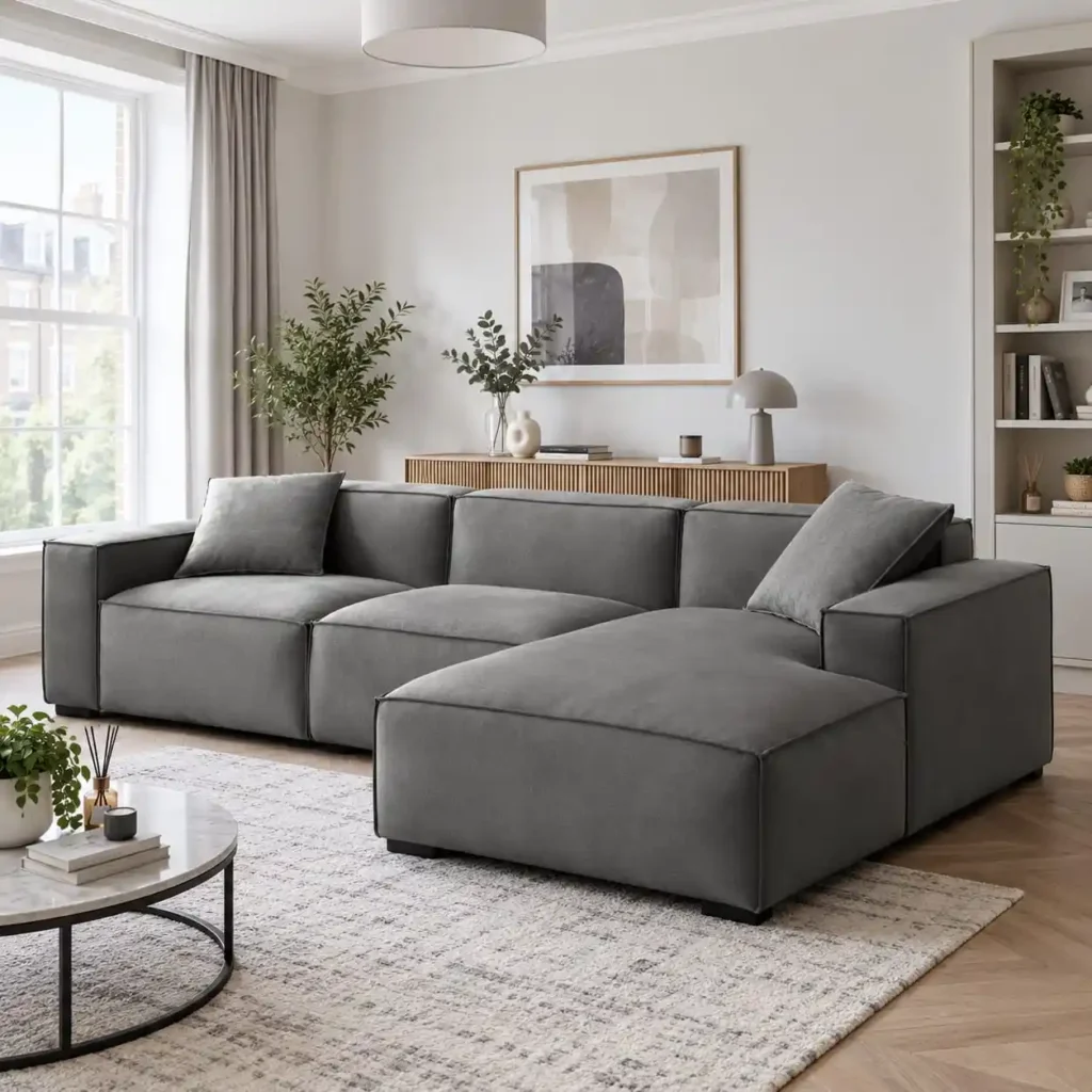 Soho L Shape Sofa in Room Setup
