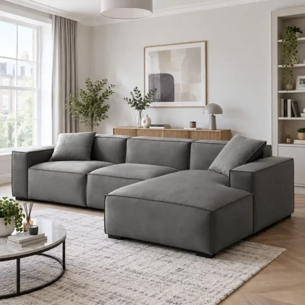 Soho L Shape Sofa in Room Setup