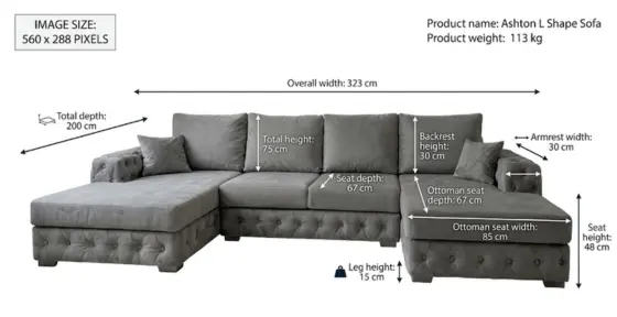 Ashton L Shape Sofa -climax-furniture