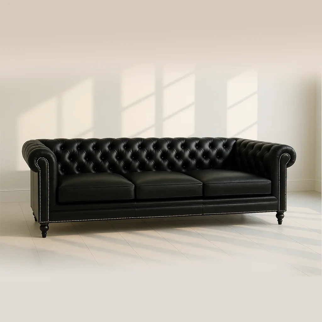 Leather Chesterfield Sofa