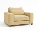 Sloane Armchair 1 Seater sofa in Beige color