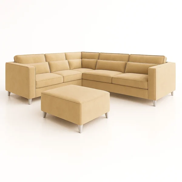 Sloane Corner Sofa in beige color