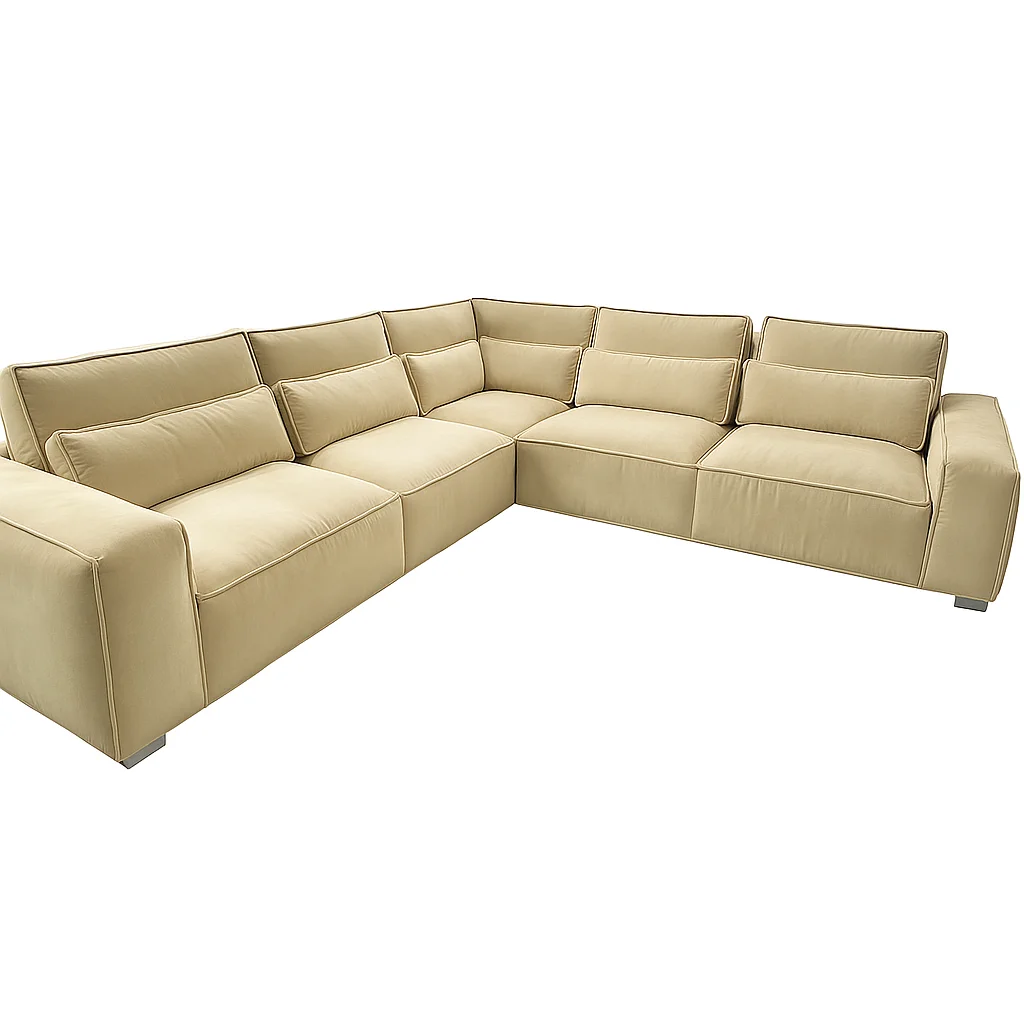Sloane L Shape sofa in Beige color