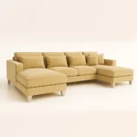 Sloane U Shape sofa in Beige color