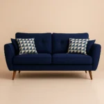 Zinc 2 Seater sofa in blue color