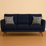 Zinc 3 Seater sofa in blue color