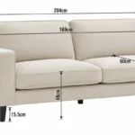 Soho 3 Seater Sofa Dimensions