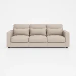 Soho 3 Seater sofa in White color.png