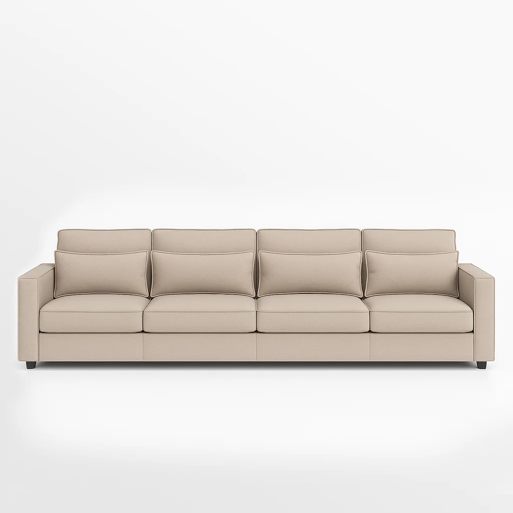 Soho 4 Seater sofa in White color.png