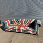 Deep-Buttoned 3-Seater Chesterfield Sofa
