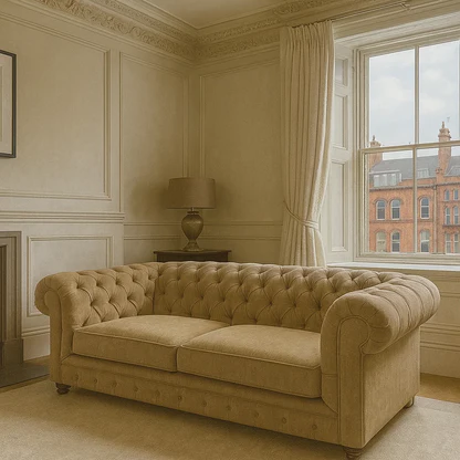 3-Seater Chesterfield in Premium Finish