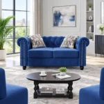 2 Seater Chesterfield Sofa in Room Setup