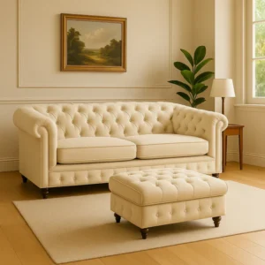 Luxurious 2 Seater Chesterfield Sofa Set – Premium UK Made