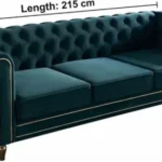 Premium 3-Seater Chesterfield Couch - UK Made - climax-furniture