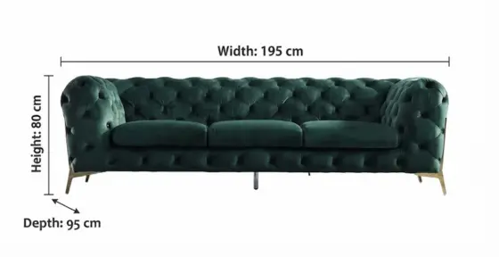 Royal Manor – Climax Sofa’s 3-Seater-UK Made - UK Made - climax-furniture