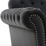 elegance_sofa_Velvet_fabric_closeup_corner_view