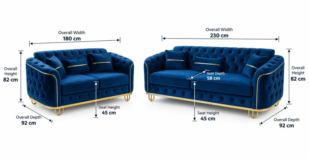3+2 Madrid Sofa Set
