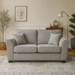 2 Seater Camden Grey Fabric Sofa – Ultimate Comfort UK Made
