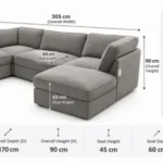 Exclusive Premium Velvet U-Shape Sofa