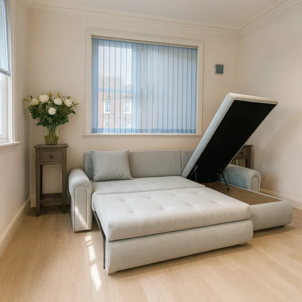 Berlin Sofa Bed – UK-Made Comfort for Reading, Relaxing and Rest