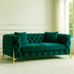Classic Italian Chesterfield 2 Seater Sofa | Premium Velvet