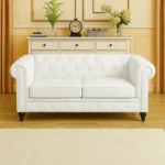 UK White Chesterfield Sofa