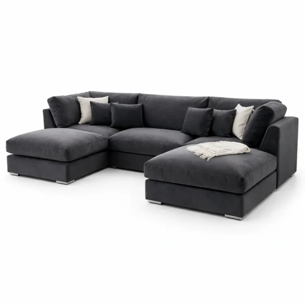 Dylan Modern U Shape Sofa image in white clean background